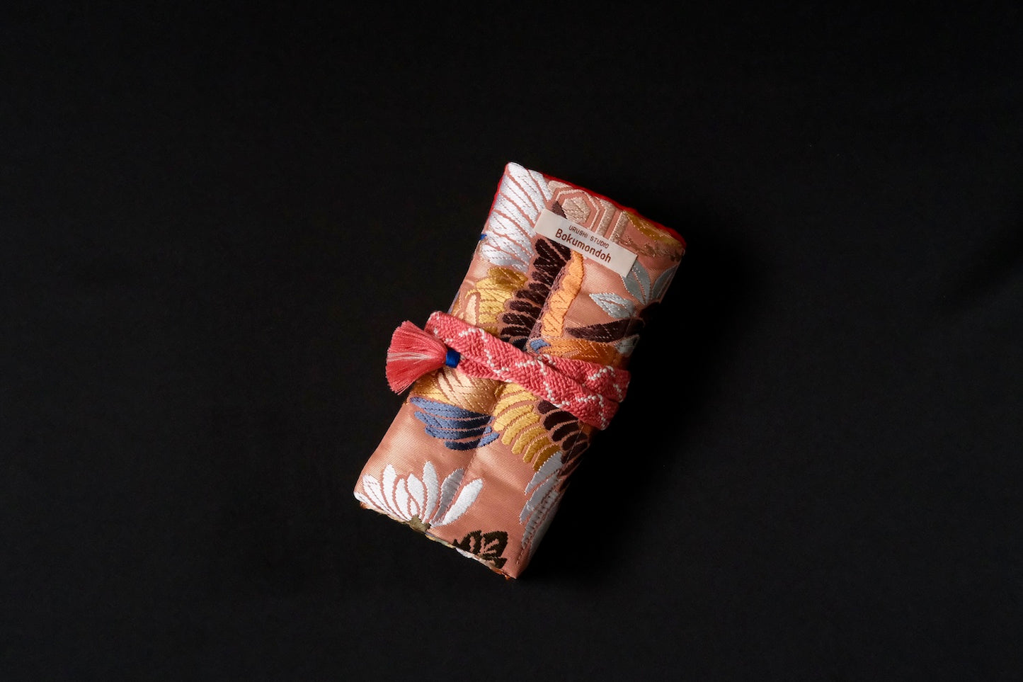 Kimono Pen Roll (7‑Slot) – Birds