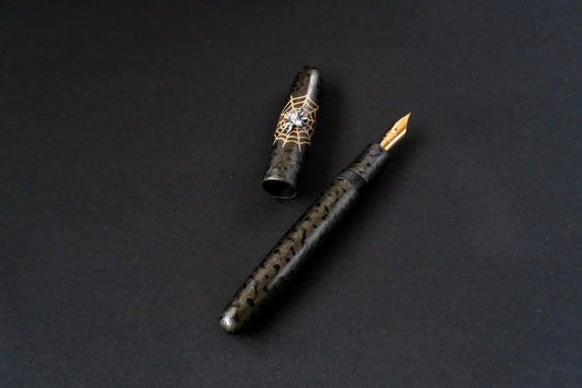 Metallic Charcoal Kara-nuri with Spider Roll Stopper