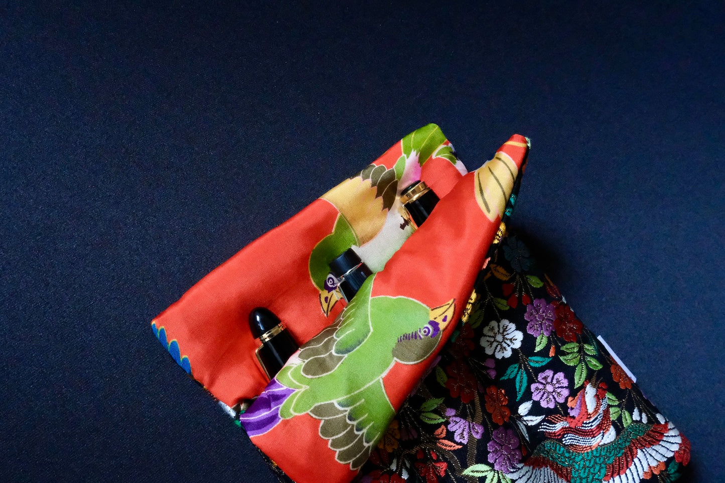Kimono Pen Sleeve (3‑Slot) - Phoenix
