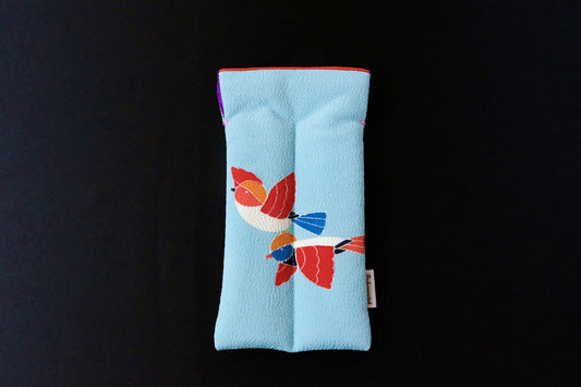 Kimono Pen Sleeve (2‑Slot) - Birds