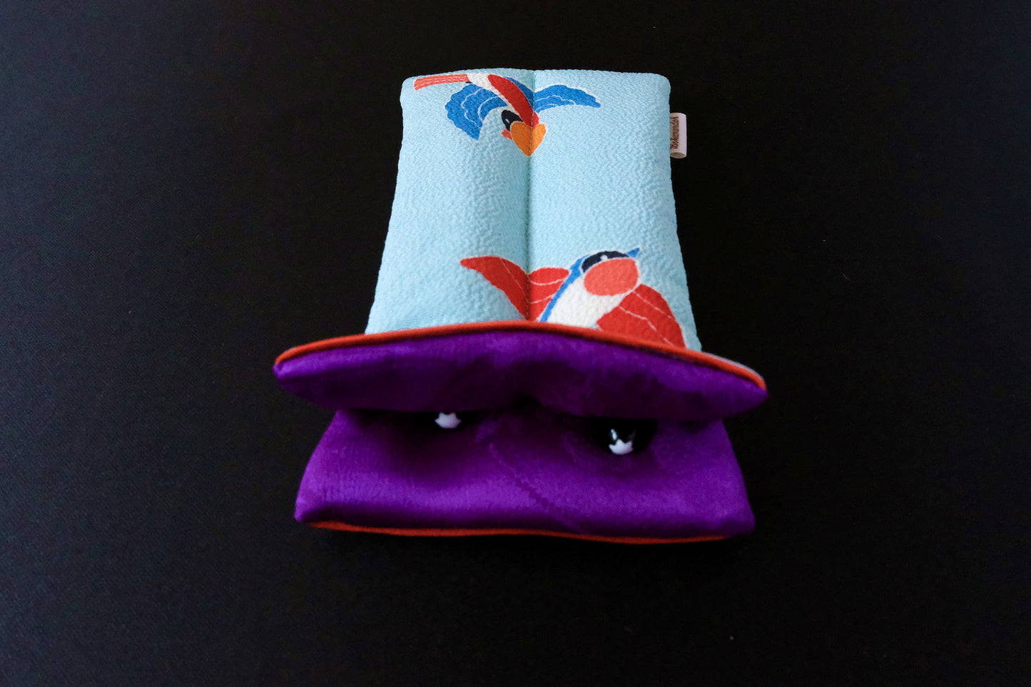 Kimono Pen Sleeve (2‑Slot) - Birds