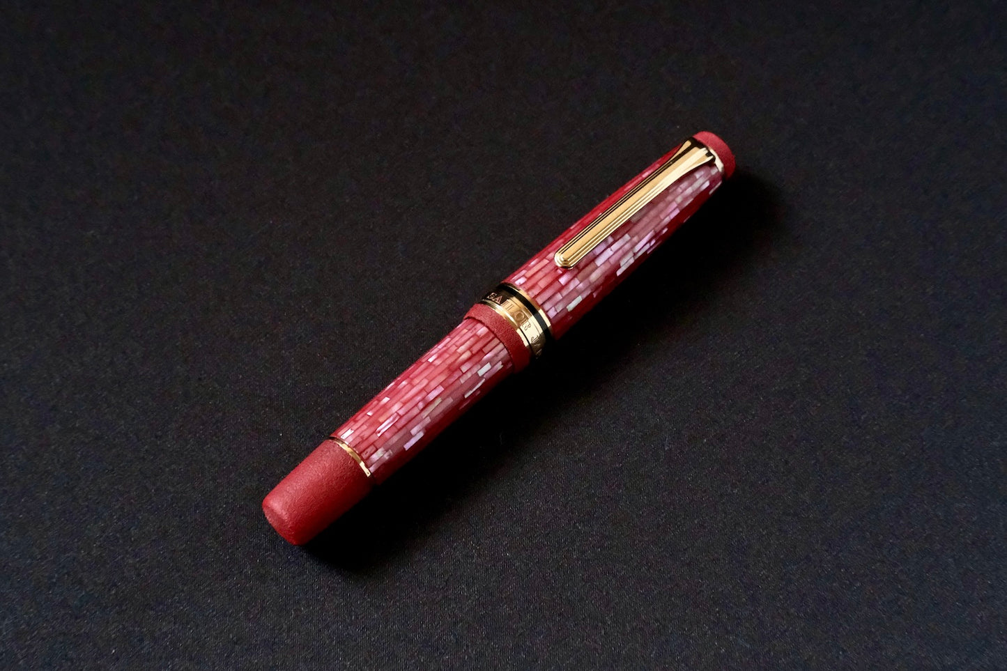 Pink Raden Inlay on Sailor Pro Gear Slim Mini