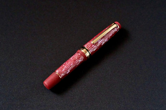 Pink Raden Inlay on Sailor Pro Gear Slim Mini