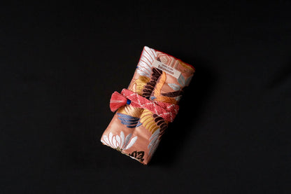 Kimono Pen Roll (7‑Slot) – Birds