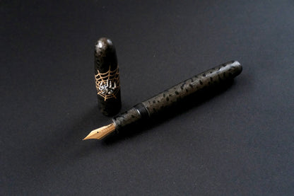 Metallic Charcoal Kara-nuri with Spider Roll Stopper