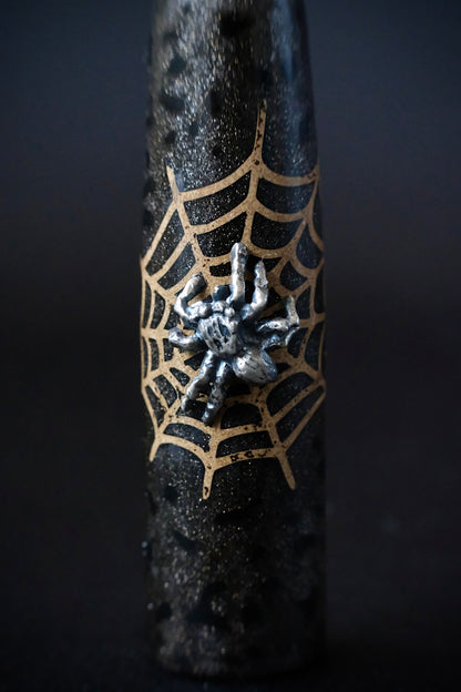 Metallic Charcoal Kara-nuri with Spider Roll Stopper