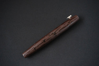 Sabi-Urushi Wood-texture with Woodpecker Roll Stopper