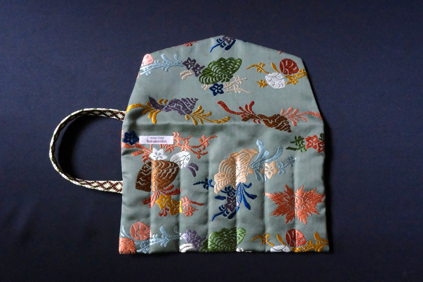 Kimono Pen Roll (7‑Slot) with Flap – Shells