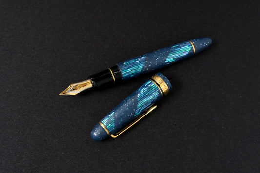 Raden Line Spiral on Indigo Ishime – Sailor 1911 KOP