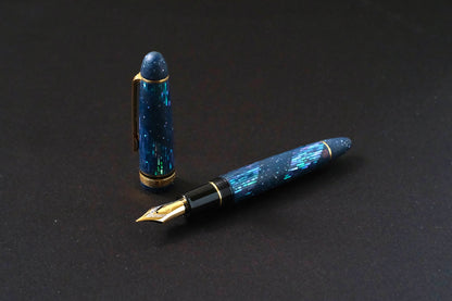 Raden Line Spiral on Indigo Ishime – Sailor 1911 KOP