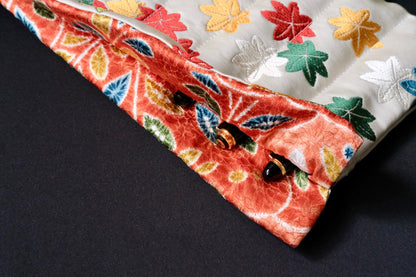 Kimono Pen Roll (7-Slot) – Deer and Maple Leaves