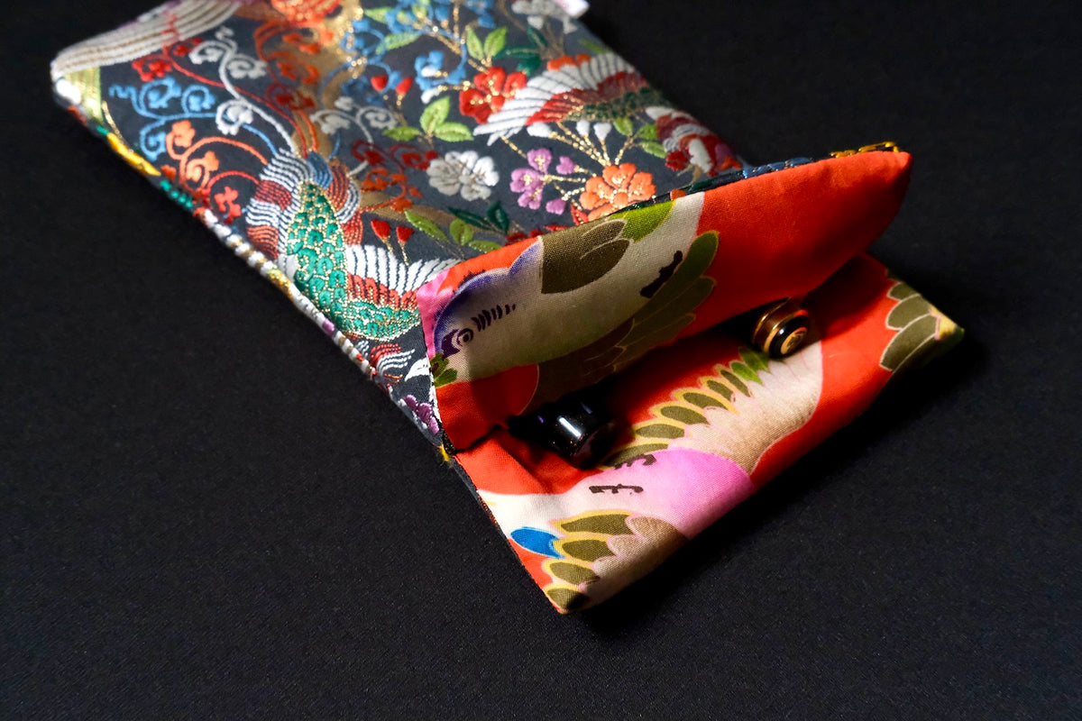 Kimono Pen Sleeve (2‑Slot) - Phoenix
