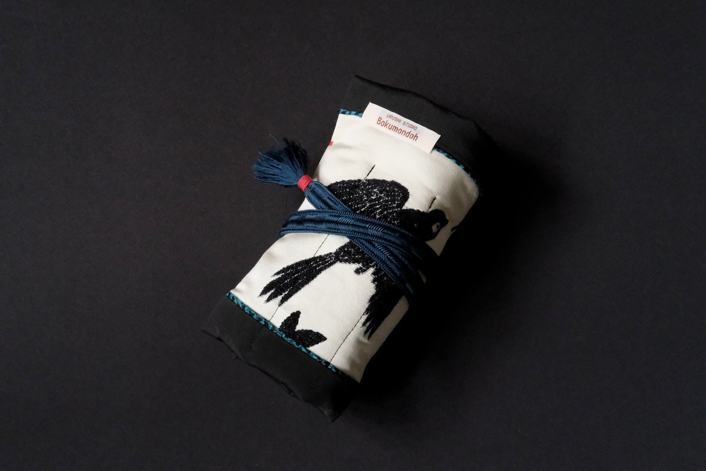 Kimono Pen Roll (7-Slot) – Swallow and Maple Leaves