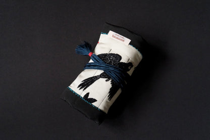 Kimono Pen Roll (7-Slot) – Swallow and Maple Leaves
