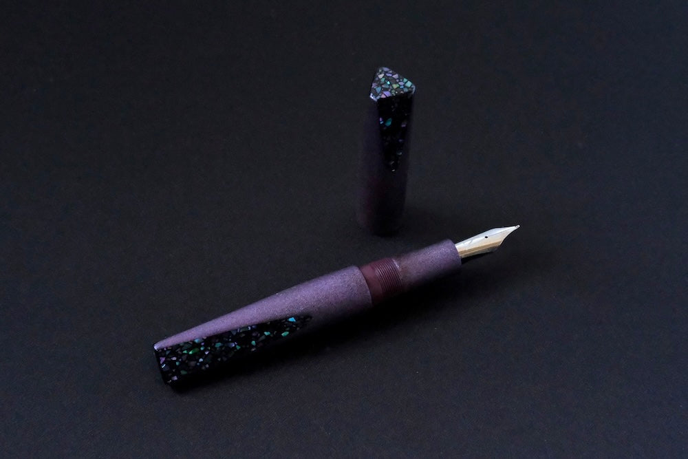 Muted Purple Ishime-nuri with Raden – Newton Pens Prospector Large