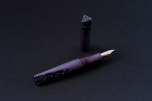 Muted Purple Ishime-nuri with Raden – Newton Pens Prospector Large
