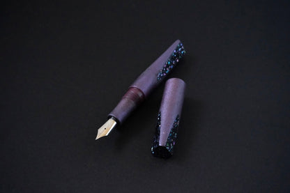Muted Purple Ishime-nuri with Raden – Newton Pens Prospector Large
