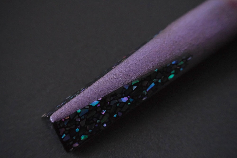 Muted Purple Ishime-nuri with Raden – Newton Pens Prospector Large