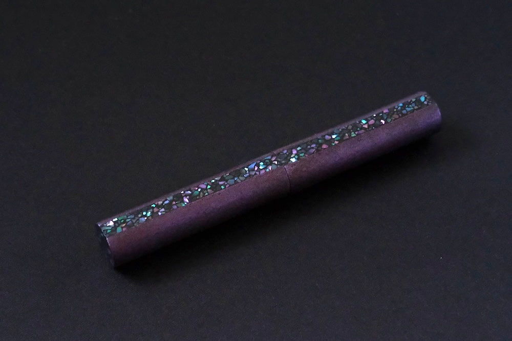 Muted Purple Ishime-nuri with Raden – Newton Pens Shinobi Large
