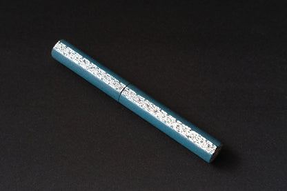 Teal blue Ishime-nuri with Rankaku on Newton Pens-Shinobi