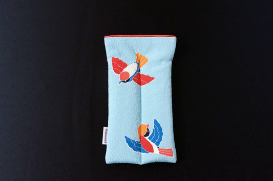 Kimono Pen Sleeve (2‑Slot) - Birds